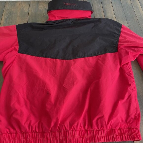 VINTAGE 90s Y2K Columbia Vamoose Ski Jacket Red Black Blue Men's Size Large (P8) - Picture 8 of 11